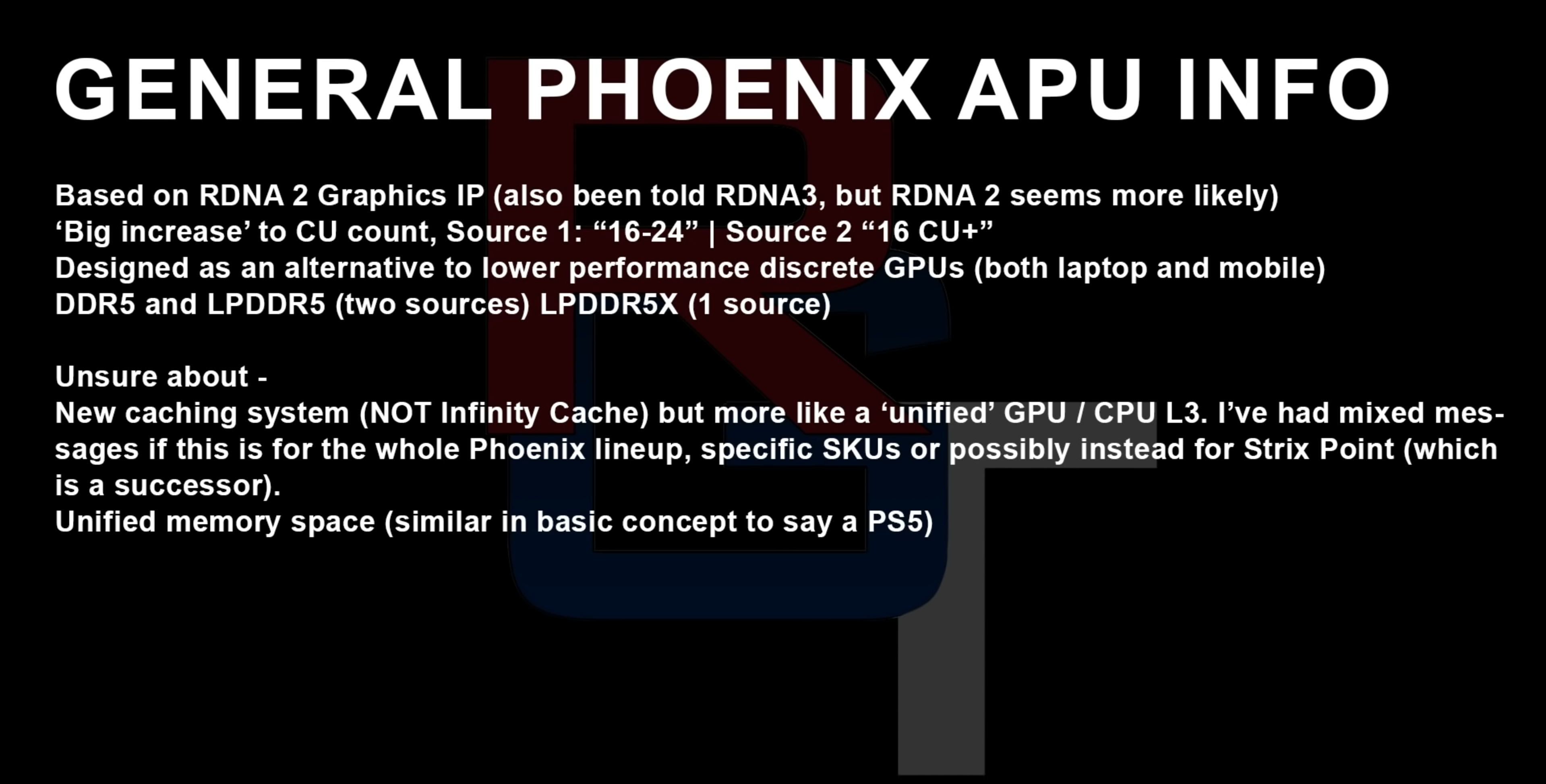 Rumour has it that AMD Phoenix's 