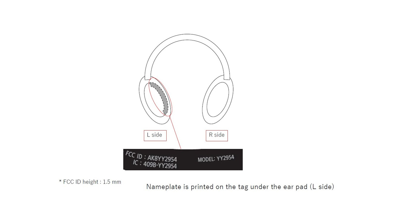 Patent illustration of a pair of headphones