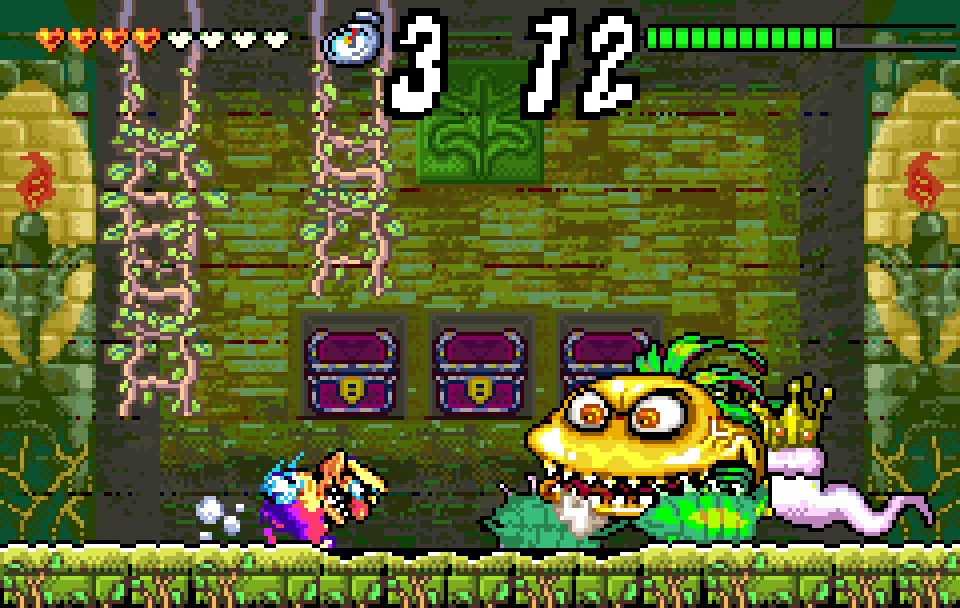 Wario Land 4 Cactus boss screenshot