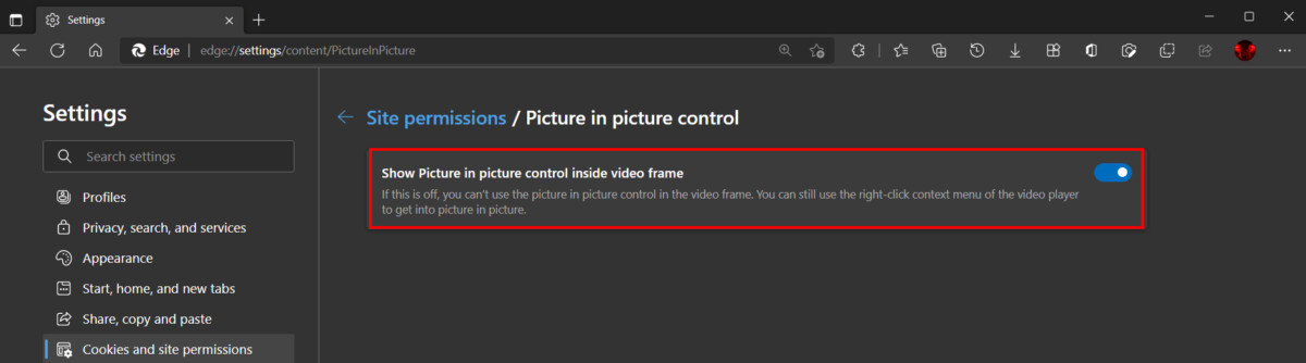 Disable Picture-in-Picture Control - MS-Edge-2 