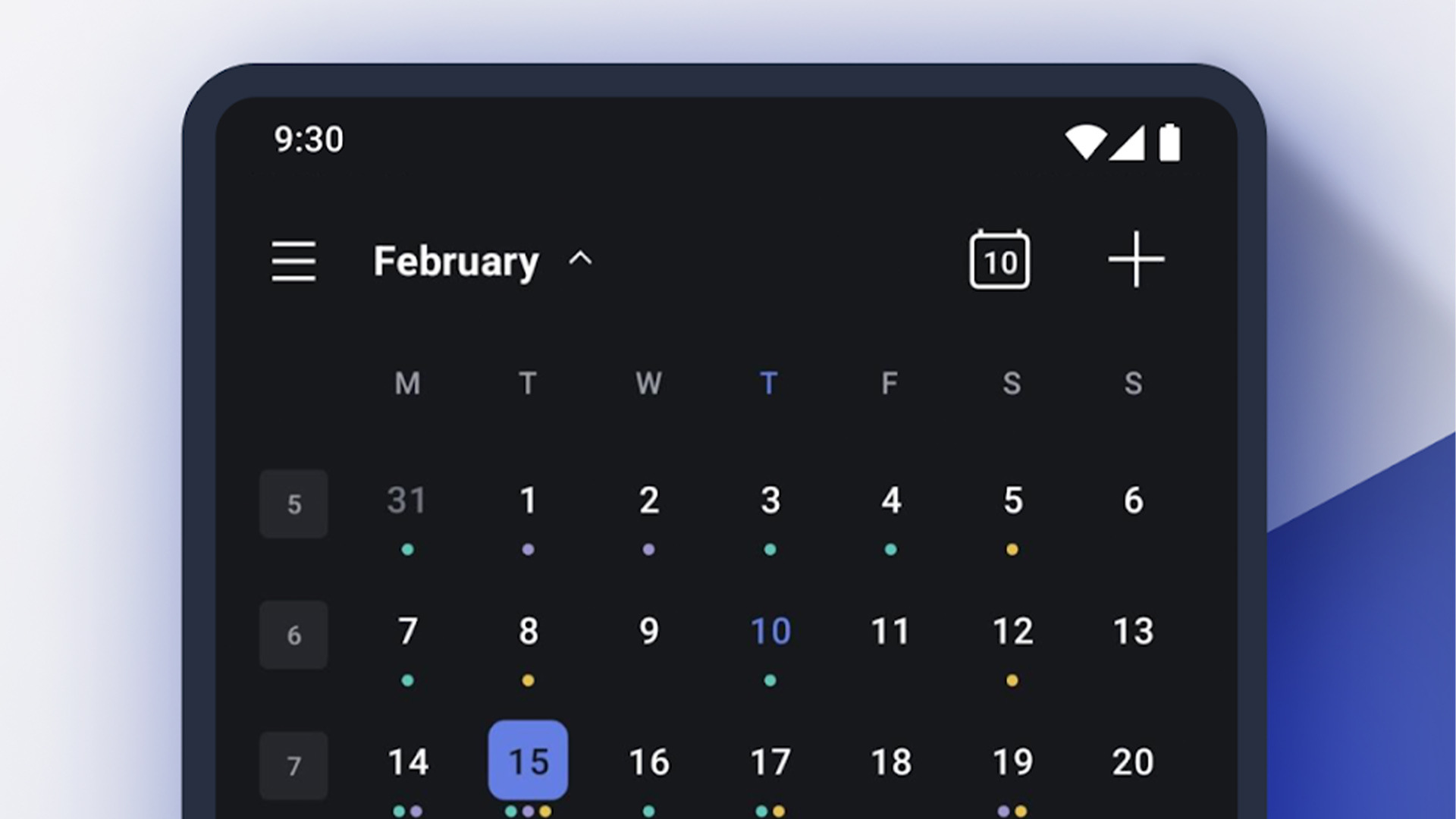 AAW Proton Calendar Screenshot 2022