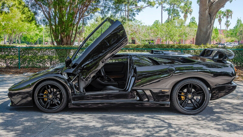 Jose Canseco's ex Acura NSX-Lamborghini Diablo GT mashup supercar side view