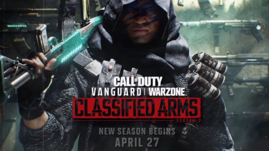 Vanguard season 3 classified weapons key art