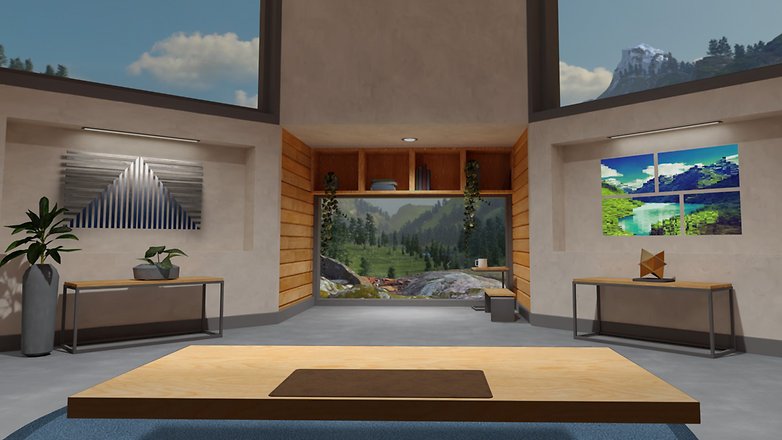Meta Quest Mountain Study Virtual VR Workplace