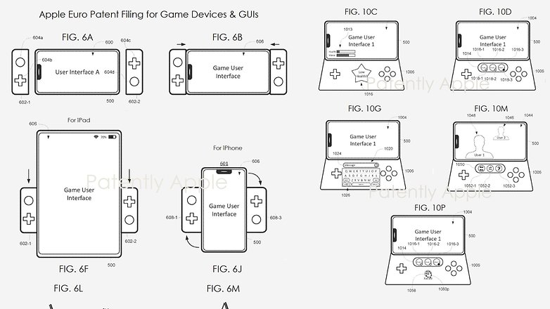 Different game control concepts for Apple TV, iPhones and iPad