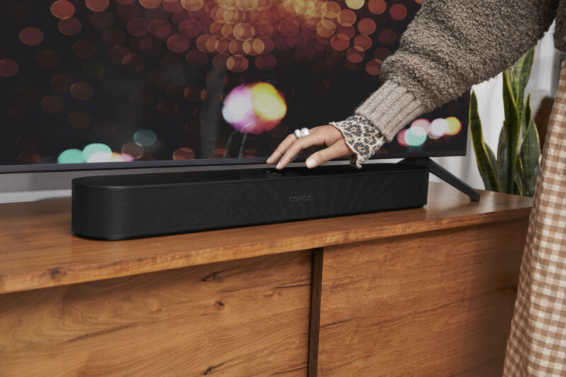 The second-generation Sonos Beam launched last year. It's a bit bigger than its rumored cheaper cousin.