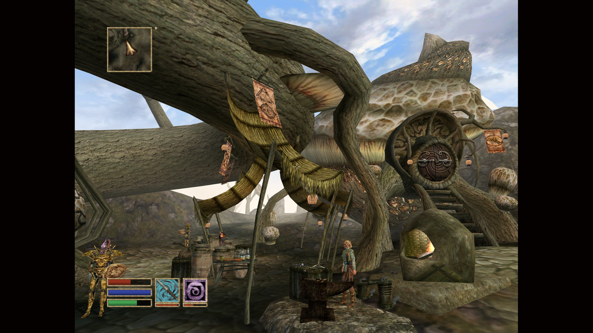 The Elder Scrolls 3: Marketplace in Morrowind