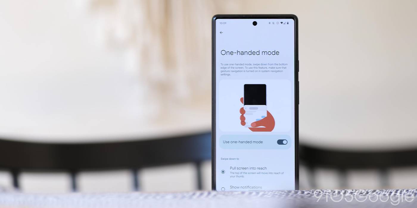 Pixel One-Handed Mode Features
