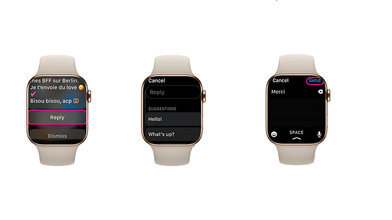 Reply to WhatsApp messages on Apple Watch