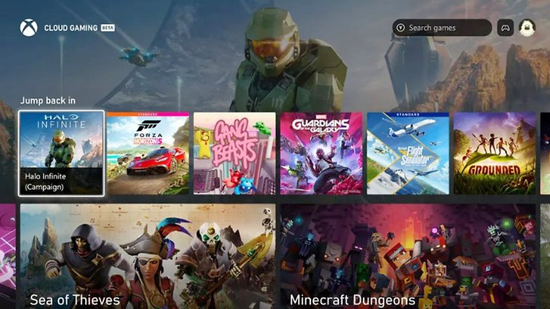 Microsoft's Xbox TV app interface