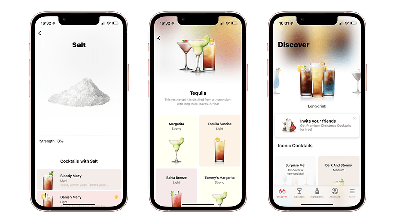 Application screenshot "cocktail flow".