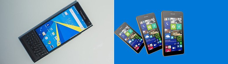 Windows Phone and Blackberry