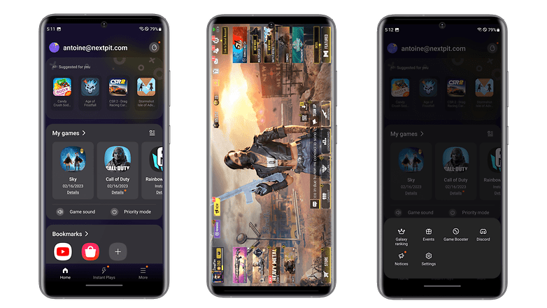 Screenshot Game Launcher Galaxy S23 Ultra